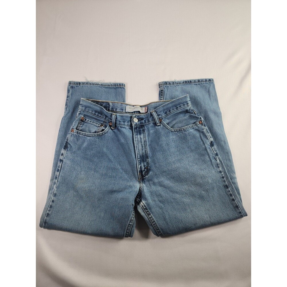 Levi's 550 Relaxed Fit Jeans Men 34x30 Light Wash Y2K Vintage Denim
